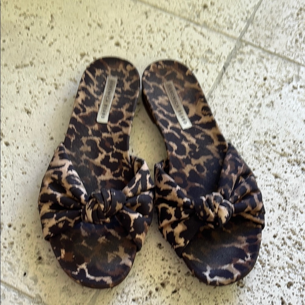Veronica Beard Brown and Black Sandals